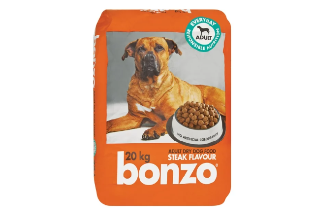 BONZO Adult Dry Dog Food - Steak - 20kg