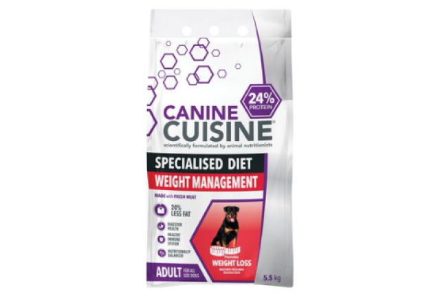 CANINE CUISINE DRY DOG FOOD WEIGHT MANAGEMENT - 5.5kg
