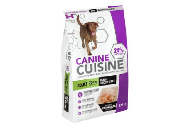 CANINE CUISINE ADULT - LARGE BREED - CHICKEN & RICE - 1.75kg x 10