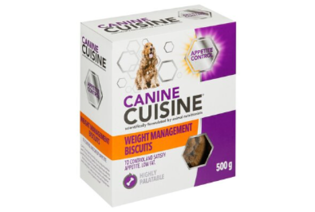 CANINE TREAT WEIGHT MANAGENT BISCUIT - 500g x 6