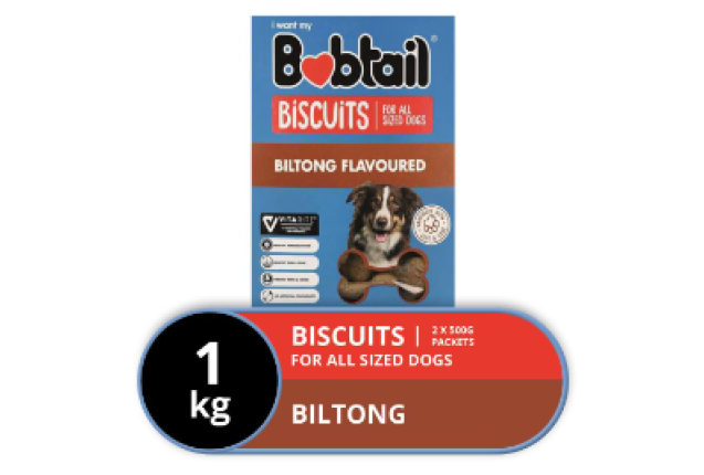 BOBTAIL BISCUITS BILTONG - 1kg x 6