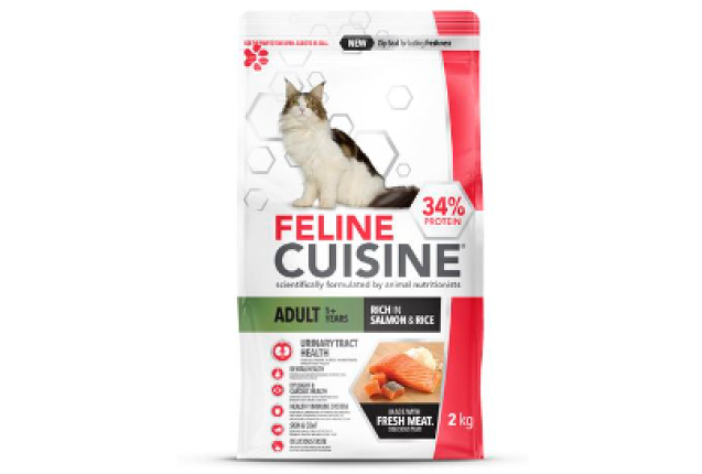 FELINE CUISINE ADULT SALMON&RICE - 2kg x 8