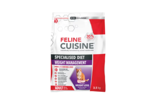 FELINE CUISINE DRY CAT FOOD WEIGHT MANAGEMENT 3.5KG x 3