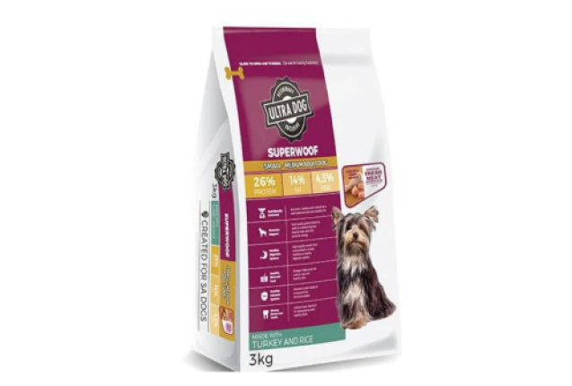 UD Superwoof Small to Medium Adult Turkey and Rice 3kg x 5