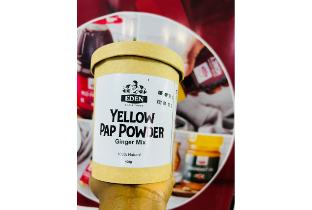 YELLOW PAP POWDER (GINGER MIX)400g