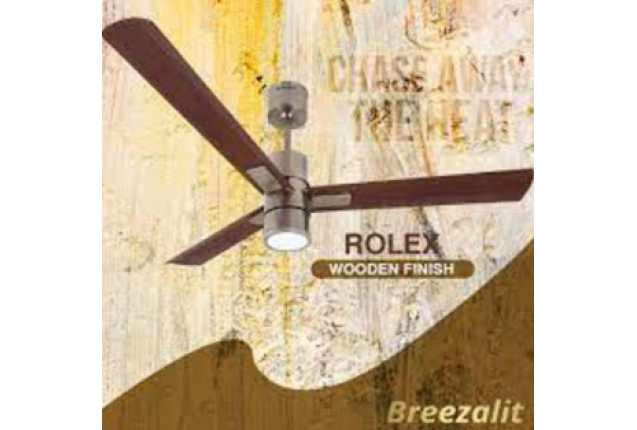 Breezalit ROLEX LED BLDC (1200 MM) - PLATING - Ceiling  Fan x 4