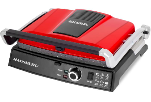 HAUSBERG ELECTRIC SANDWICH MAKER AND GRILL - HB-633RS1 x 4