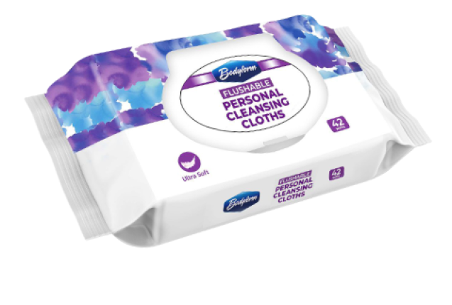 Bodyform Flushable Personal Cleansing Cloths - 24 packs