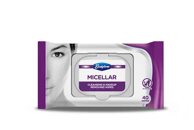 Bodyform Micellar Cleansing & Makeup Removing Wipes- 24 packs