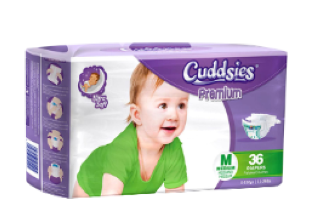 CUDDSIES PREMIUM BABY DIAPERS ULTRA SOFT - Medium size x 8