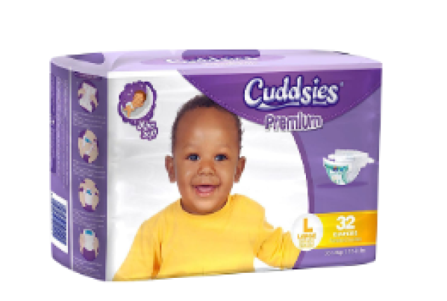 CUDDSIES PREMIUM BABY DIAPERS ULTRA SOFT - Large size x 8