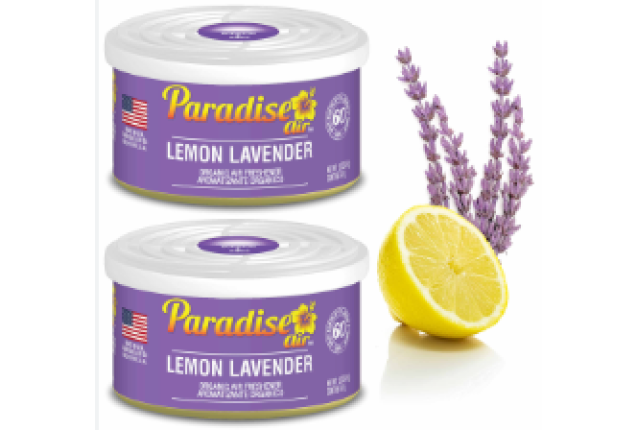 Paradise Air Organic Can Air Freshener, Uncapped, UNF,  Lemon Lavender x 288