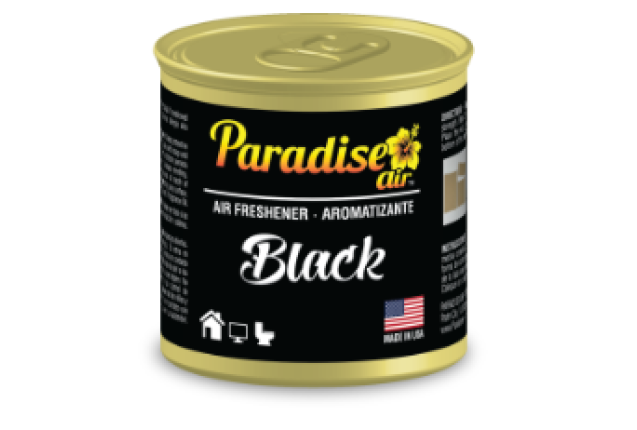 Paradise Air Passive Liquid Can Air Freshener, 4.5 FL OZ, Black x 48