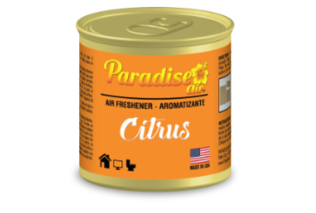 Paradise Air Passive Liquid Can Air Freshener, 4.5 FL OZ, Sunshine Citrus x 48
