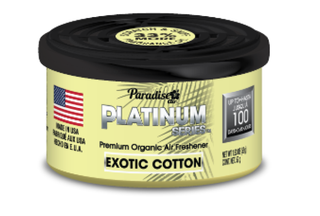Platinum Series Organic Air Freshener, Exotic Cotton x 144