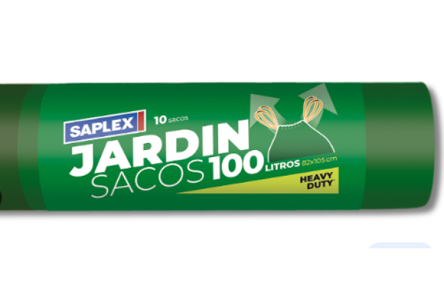 Jardin - Roll of 10 Super Resistant Drawstring Green Bag x 12