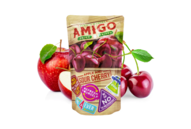 Amigo Sour Cherry Fruit Drink 200ml x 30
