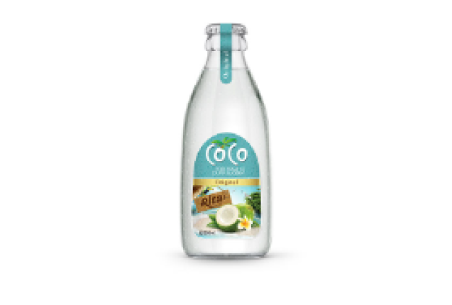 Young coconut water glass 250ml x 24