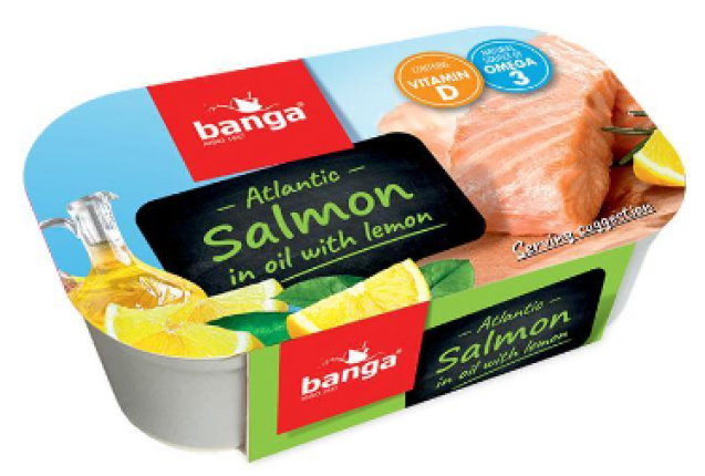 Salmon in oil with lemon  - 120g - x 11