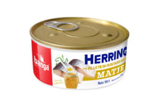 Atlantic hering fillets in mustard Sauce - 180g x 48