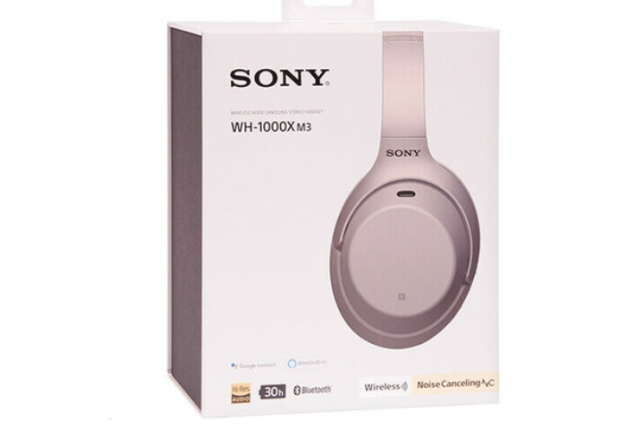 Sony WH-1000XM3 Wireless Noise-Canceling Over-Ear Headphones Silver