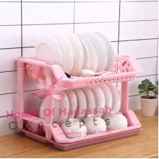 2-Tier Plastic Plate Rack x  x  1