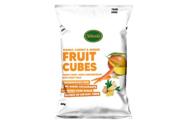 Fruit Cubes Mango, Carrot & Ginger 50g x 12