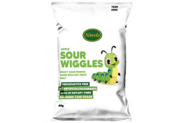 Sour Wiggles Apple 40g x 12