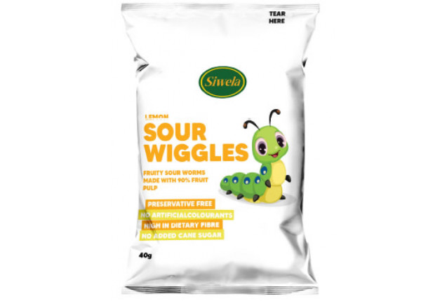 Sour Wiggles Lemon 40g x 12