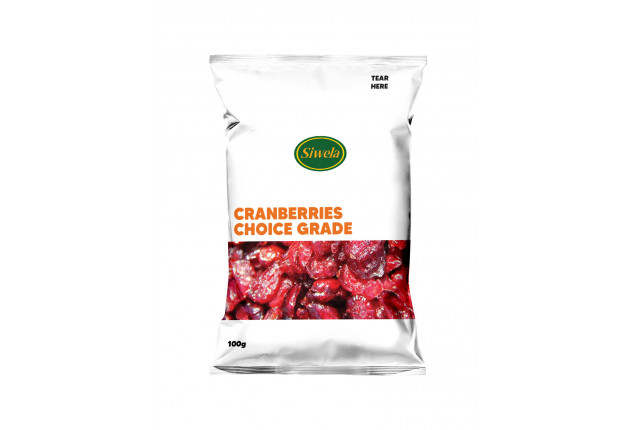 Cranberries Choice Grade 100g x 12