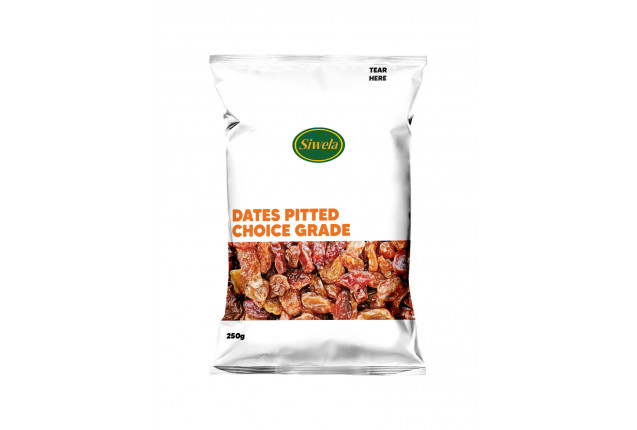 Dates Pitted Choice Grade 250g x 12