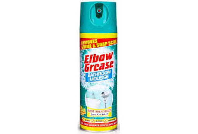 Elbow Grease 400ml Bathroom Mousse Lemon Cleaner x 12