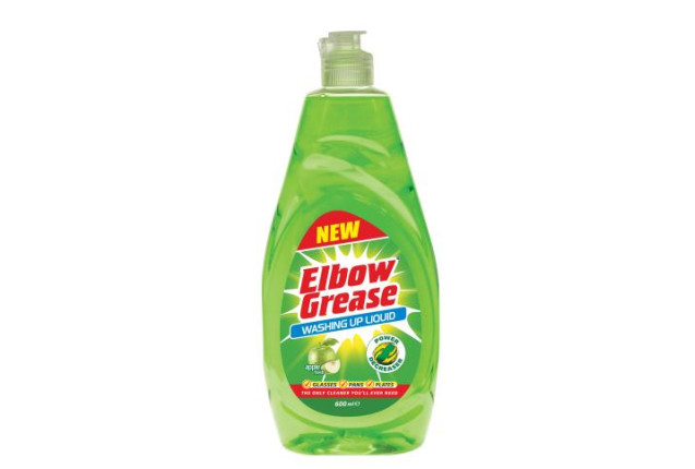 Elbow Grease Apple Washing Up Liquid 600ml x 12