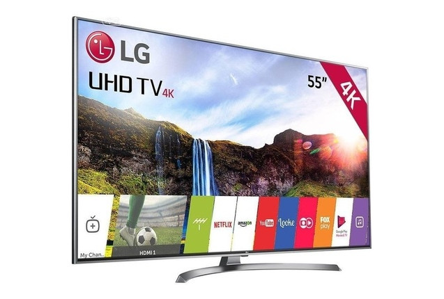 LG 55'' 4K ULTRA HD, SMART TV, ACTIVE 4K HDR, UM7340PVA SERIES-Black