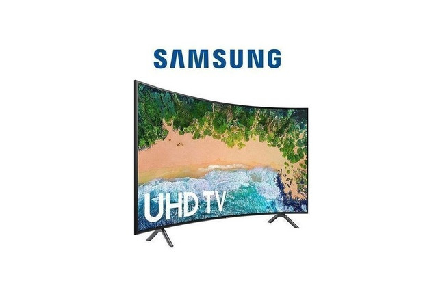 Samsung 55RU7300 55” UHD 4K Curved Smart LED TV, HDR - Black