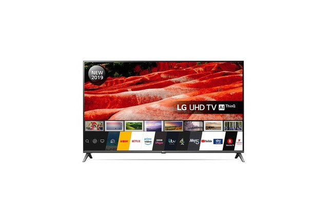 LG 55'' 4K ULTRA HD, SMART TV, ACTIVE 4K HDR, UM7340PVA SERIES-Black