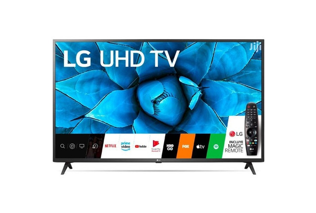 LG 49'' 4K ULTRA HD SMART TV, VOICE SEARCH, NETFLIX, TRUE COLOR UM7340-BLACK