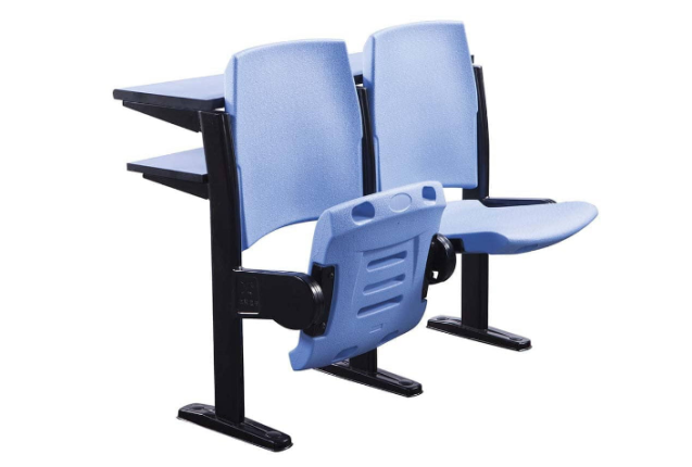 Double Seater Mold Plastic Tip-up Lecture Theatre/Classroom Seats – EQLT060