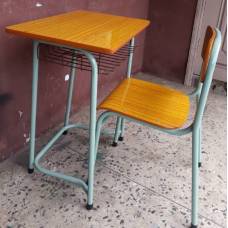 Single Seater Classroom Desk with Metal 