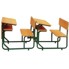 Double Seater Classroom Desk with Metal 