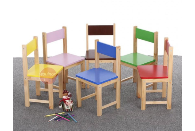 Wooden Preschool Chair – EQCLRT058