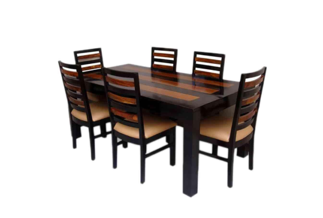 Equinox Wooden Dining Table  with 4 Seater – EQDN09