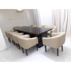 Equinox HDF Dining Table With 4 Seater –