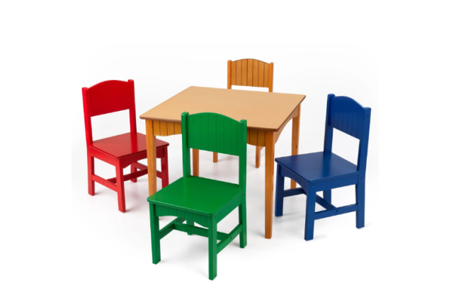 4 Seater Preschool Desk with 4 Chairs – EQSC010