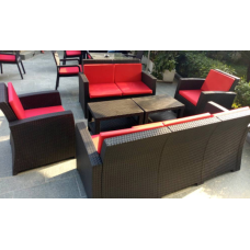 Equinox Outdoor Synthetic Rattan Lounge 