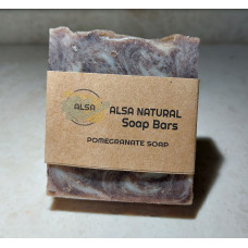 Alsa Natural Pomegranate Soap Bar - 100g