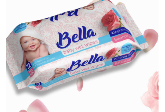 Bella Baby Wet Wipes 72pcs x 24