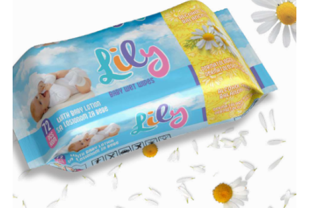 Lily Baby Wet Wipes 72pcs x 24