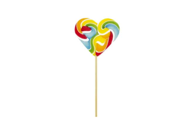 Lollipop Manufactory HEART LOLLIPOP- 40g x 96