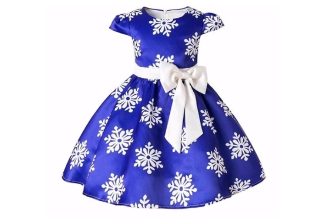 Embroidery Silk Princess Dress